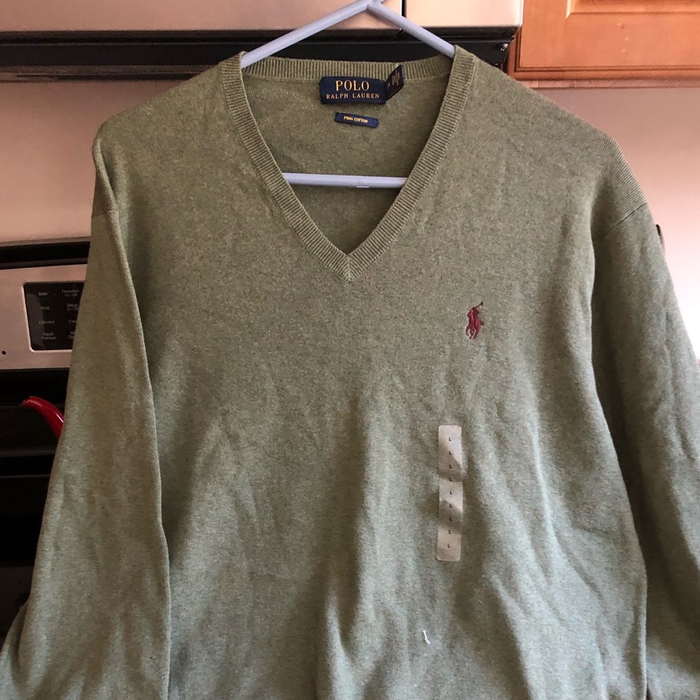 New Polo / light army green/ lightweight / 100 Cotten Pima